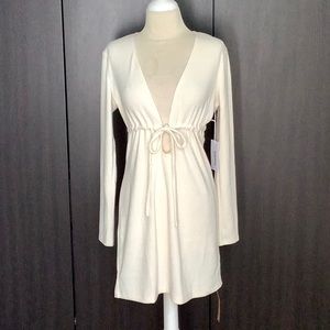 Reformation Cream Knit Kara Dress Size M NWT